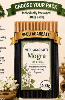 Mogra Agarbatti Mogra Incense Sticks 400g | Long Lasting Jasmine Fragrances