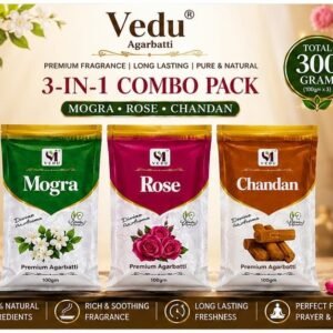 3-in-1 Divine Fragrance Pack (Mogra, Rose & Chandan)